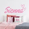 Custom Doll Name Wall Decal - Personalized Nursery Decal - Baby Monogram Vinyl Wall Art (42" Wide x 17" High) - Suitable for Girls & Boys Rooms view 2