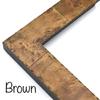 Rustic Burled Wood Picture Frame, Handcrafted 1 7/8" Burl Wood Custom Frames For Wall Art Posters, Personalized Photo Frame, Natural Solid Wood Frame With Premium Acrylic Cover (14 x 20, Dark Brown) view 3