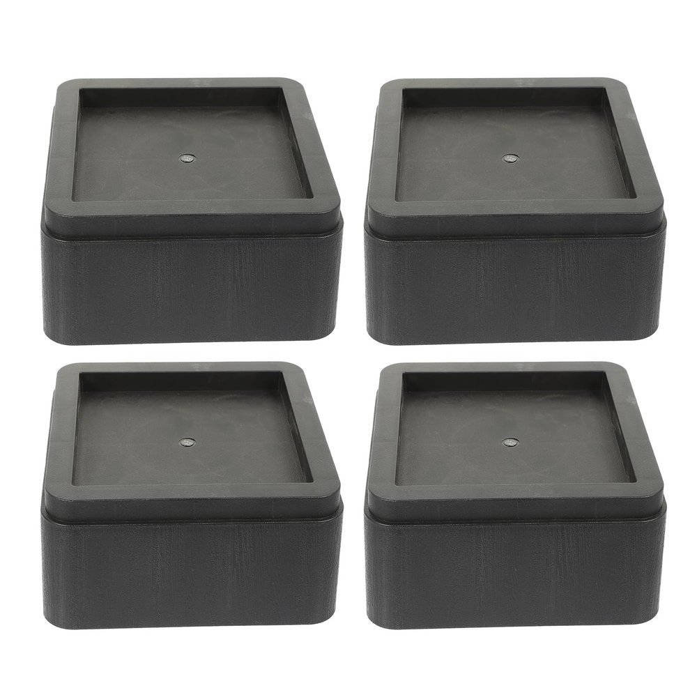 Homoyoyo 4pcs Furniture Lifter Dryer Anti Slip mat Adjustable Chair Office Tables for Home Bed Leg Extenders Sofa Washing Machine Foot mat Home Furniture Riser Shock absorbers Extra Large