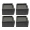 Homoyoyo 4pcs Furniture Lifter Dryer Anti Slip mat Adjustable Chair Office Tables for Home Bed Leg Extenders Sofa Washing Machine Foot mat Home Furniture Riser Shock absorbers Extra Large view 1