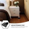 Homoyoyo 4pcs Furniture Lifter Dryer Anti Slip mat Adjustable Chair Office Tables for Home Bed Leg Extenders Sofa Washing Machine Foot mat Home Furniture Riser Shock absorbers Extra Large view 2