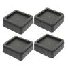 Homoyoyo 4pcs Adjustable Bed Risers Furniture Elevators for Sofa Table Height Rubber Bottom - Pads for Living Rooms Ventilation Reduces view 1