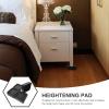 Homoyoyo 4pcs Adjustable Bed Risers Furniture Elevators for Sofa Table Height Rubber Bottom - Pads for Living Rooms Ventilation Reduces view 3