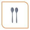 8" Gray Silicone Spoon (2 Spoons) by MyXOHome view 1