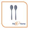 8" Gray Silicone Spoon (2 Spoons) by MyXOHome view 2