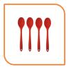 8" Red Silicone Spoon (4 Spoons) by MyXOHome view 1