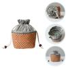 Zerodeko Portable Teacup Storage Bag Lightweight Drawstring Pouch for Travel Compact Teaware Protector for Teacups and Teapots Space-saving Design for Tea view 3