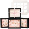 Bakepacker 12 Cupcake Containers 10-Packs Black Cupcake Box Cupcakes Carrier, 12 Cupcake Boxes with Window 13"x10"x3.5"Auto-pop up view 2