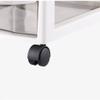 BNNP Portable Closets 6-Layer Combination Drawer Locker Resin Finishing Cabinet with Pulley Easy to Move Height 6437CM * Width 32.3CM * 40.6CM Easy to Assemble (Color : A) view 3
