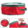 Fotrsta 2pcs 20 Inch Christmas Wreath Storage Bag,Portable Garland Storage Container, Holiday Xmas Artificial Wreaths Organizer, Transparent Window & Dual Zipper & Sturdy Handle view 4