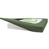 StretchWrap Box Spring Cover - 100% Egyptian Cotton, 1000 Thread Count, Wrap Around 4 Sides Bed Skirt for Hotel & Home, Fits Box Springs up to 28 Inch - King, Moss view 2