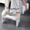 Folding Toilet Step Stool for Adults Space-Saving Bathroom Squatting Stool Durable Plastic Design for Optimal Bowel Movements and Use Any Bathroom view 3