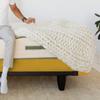 Kings Loft StretchWrap Box Spring Cover - 100% Egyptian Cotton, 1000 Thread Count, Wrap Around 4 Sides Bed Skirt for Hotel & Home, Fits Box Springs up to 28 Inch - Cal-King, Golden view 3
