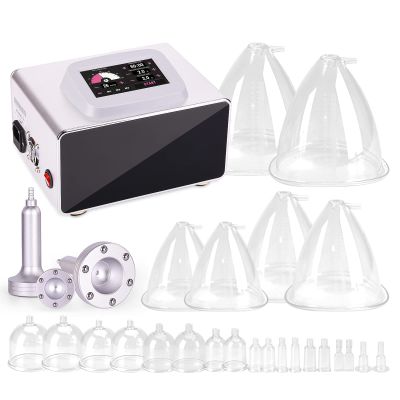Yofuly Vacuum Therapy Machine with 1500mL Large Cups, Upgrade Vacuum Cupping Machine with Touch Screen, Vacuum Therapy Machine with 24 Cups and 3 Gua Sha Handles
