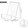10 Pack 3" x 4" Acrylic Book Stand, Clear Book Display Stand, Easel Transparent Display Stand Holder Tablet Holder for Displaying Pictures, Albums, Books, Music Sheets, Notebooks, Artworks, CDs view 2