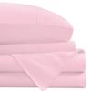 4 Piece RV Sheets Set, Luxury Breathable & Cooling Sheets Sheets 1000 Thread Count 100% Egyptian Cotton, 12 Inch Deep Pocket Full Size (54"X75"), Light Pink view 1