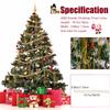CCINEE 2000 Strands Christmas Tinsel Icicles, 19.7" Shiny Mylar Foil Icicle for Xmas Tree, Holiday, Birthday, Wedding, Party Hanging Decoration, Gold view 2