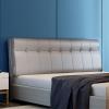 Leather Headboard Cushion Foam Filled Daybed Pillow Soft Wedge Cushion Upholstered Bed Backrest Lumbar Support Pad Reading Pillow for Bench Bedroom Daybed,C,with headboard 35.4"/90cm view 1