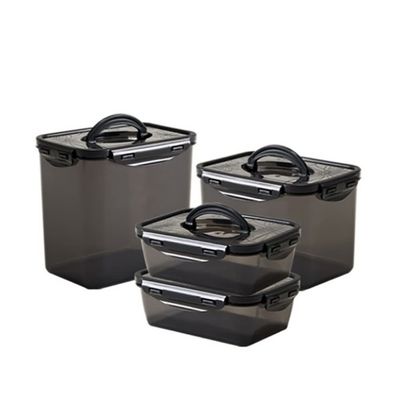 ENF PP/silicon Stoage Sealed Container with lid and handle Set 4P 1.4L x 2p + 3.2L + 4.3L for Storing Kimchi through Side Dish Vegetable