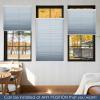 Keego Easy to Install Window Blind Cordless Single Cell Cellular Honeycomb Shades for Windows Doors Thermal Insulated Breathable Window Shade for Kitchen Bathroom (Light Filtering, Blue, 28w x 60h) view 2