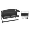 Magnetic Spice Rack, Space Saver for Refrigerator and Microwave Oven, Magnetical Fridge Shelf for Jars, Seaoning, tins and Utensils (Black) view 2