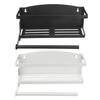 Magnetic Spice Rack, Space Saver for Refrigerator and Microwave Oven, Magnetical Fridge Shelf for Jars, Seaoning, tins and Utensils (White) view 1