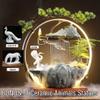 Bnhcoe Tabletop Water Fountain Indoor Animals Desktop Waterfall Fountain with Lights Mist Backflow Incense Holder Meditation Relaxing Indoor Zen Decor for Home, Office (Peacock, Horse & Crane) view 2