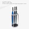 Muteiki Umbrella Umbrella Stands Creative Leather,Large Capacity Stainless Steel Umbrella Stand,Indoor Umbrella Rack with Wheels for Hotel Office Building Restaurant Interior Home Decoration/s view 3