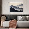 Aurtem Large Macrame Wall Hanging Tapestry, Hand Woven Faraway MountainBoho Tapestry For Bedroom,Dip Dyed Yarn Boho Wall Decor Geometric Dcor Wall Tapestry For Bedroom Living Room Apartment Porch view 3