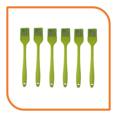 8" Green Silicone Basting Brush (6 Basting Brushes) by MyXOHome