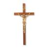 10" Walnut Cross W/Museum Gold Corpus view 1