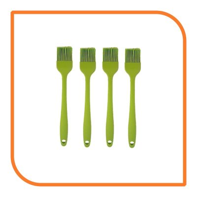 8" Green Silicone Basting Brush (4 Basting Brushes) by MyXOHome