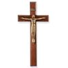 12" Walnut Cross with Museum Gold Corpus view 1