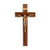 11" Walnut Cross W/Museum Gold Corpus view 1