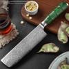Chef Knife,Kitchen Knife, 7inch Damascus Cleaver Knife Damascus Steel High Hardness Sharp Chinese Kitchen Kniver Sharp Meat Sliced Santoku Fruit Chef Knife view 3