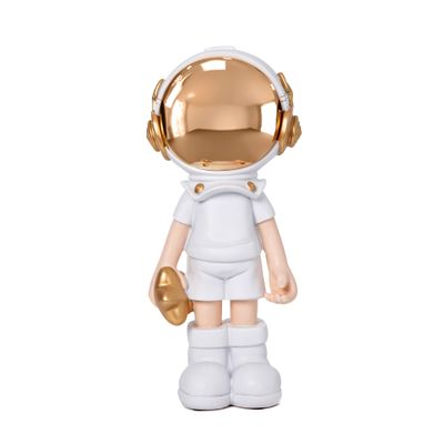 AURTEM - Milkyway-Creative Light Luxury Astronaut Ornament - Golden Spaceman Ornament Model, Waterproof Astronaut Hallmark Ornament, Suitable for Living Room, Tv Cabinet, Restaurant, Corridor