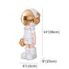 AURTEM - Milkyway-Creative Light Luxury Astronaut Ornament - Golden Spaceman Ornament Model, Waterproof Astronaut Hallmark Ornament, Suitable for Living Room, Tv Cabinet, Restaurant, Corridor view 2