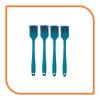 8" Light Blue Silicone Basting Brush (4 Basting Brushes) by MyXOHome view 1