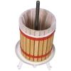 Veemuaro 4.8 Gallon Fruit Wine Press, 18 Liter Manual Juice Maker, Solid Wood Basket with 6 Blocks Cider Heavy Duty Wine Making Press, Juice Cider Wine Press for Outdoor, Kitchen and Home view 3