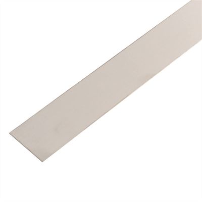 Self-Adhesive Edging Strip, Molding & Wall Trim, 201 Stainless Steel Metalized Mirror-Like Finish, Peel and Stick Design, 5m (Color : Silver, Size : 3cm)