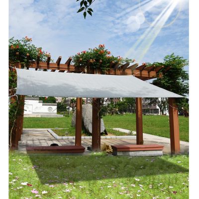 YHBZ Sunblock Shade Cloth,Swimming Pool Shade Netting,Mesh Shade Sail,Car Shade Cover,with Grommets,for Garden Patio Plant Greenhouse Kennel Pergola,2x5m(7 * 16ft)