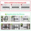 Antimbee Suction Cup Hooks, 10 Pack Reusable Suction Cup Hangers, Removable Small Suction Cups with 2 Hooks for Shower, Bathroom, Glass, Door, Windows, Kitchen, Up to 11 lbs on Smooth Surface view 2