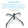 Replacement Christmas Tree Stand for Artificial Trees, Folding Christmas Tree Base for 4 Ft to 6 Ft Artificial Trees, Fits 0.5-1.25 Inch Tree Pole, Green view 2