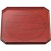 J-Kitchens Wooden 9 Square Corner Cut Obon (Bon Tray Tray) Hinomaru Neikori, Made in Japan view 1
