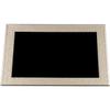 J-Kitchens Shaku 4 Long Angle Kaiseki Burner Edge Obon (Bon Tray Tray) Champagne Gold Aqua Inner Black, Made in Japan view 1