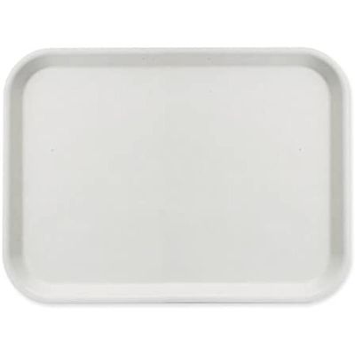 J-Kitchens FRP Long Angle Obon Tray SL410 x 300 White Made in Japan