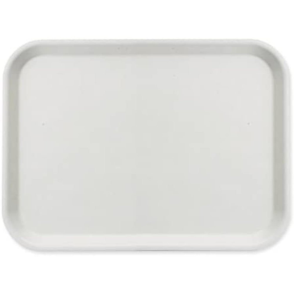 J-Kitchens FRP Long Angle Obon Tray SL410 x 300 White Made in Japan