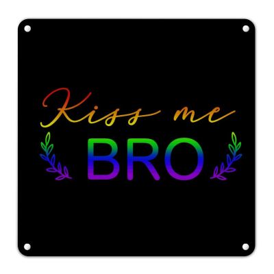 12x12in Aluminum Gay Pride Vintage Metal Tin Plaque Sign for Wall Hanging Home Decor Sign Men Women Gift Made in USA