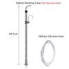 Brewing Auto Siphon, Stainless Steel Siphon Racking Cane With Carboy Clip, Homebrewer Easily Faster Transfer Wort From Container, 1pcs (Color : Auto siphon kit) view 2