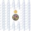 Mini Acrylic Trading Card Stand for display, Thickened, 50 Pack 1.4 In Tall view 1